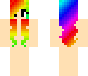 rainbow hair base