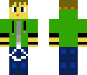 green hoodie kid
