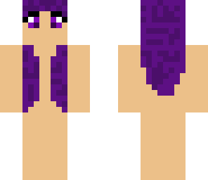 purple hair skin base