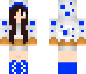blue cake girl