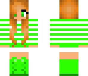 green rainbow girl collection