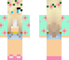 fixed  cute flower crown girl