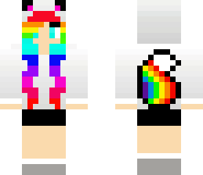 rainbow wolf