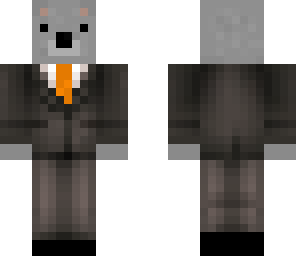 koala in a suit