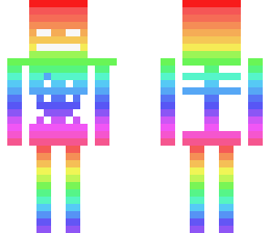 rainbow skeleton