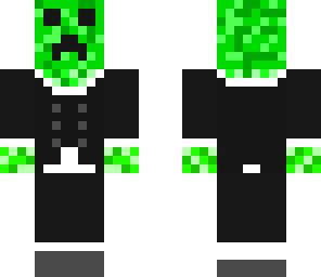 creeper in a tuxido or suit