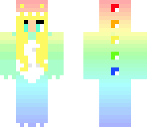 blonde dino girl