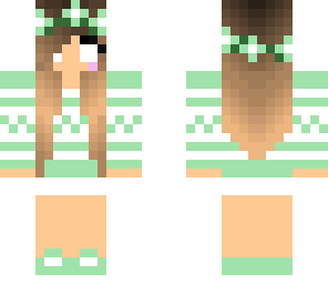 mint herobrine girl