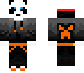 cool orange panda