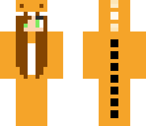 orange dino girl