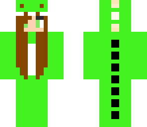 green dino girl