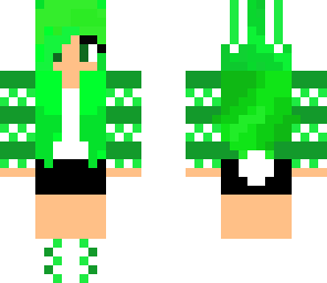 bunny girl green