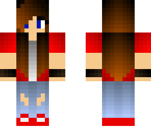 devianart minecraft skin- ellie