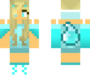 edited beautiful blond girl