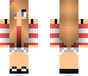 striped girl
