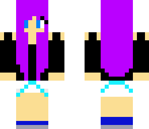 purple hair 