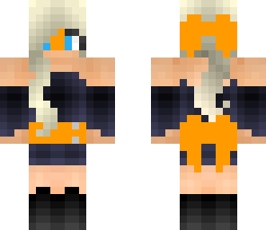 orange girl ninja