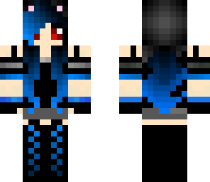 blue kawaii vampire