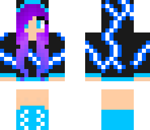 girl lightning skin