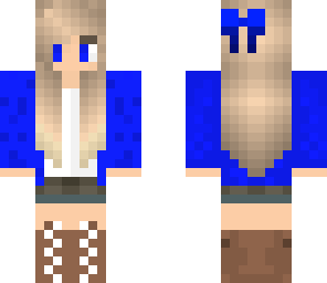 blue girl