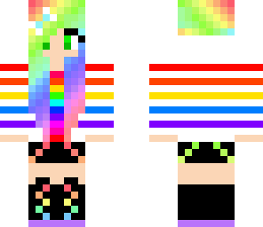 rainbow girl