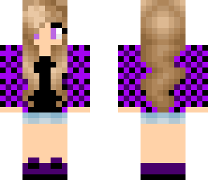 purple and black blonde