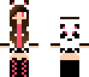cute pink panda gurl