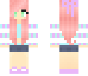 pink hair girl