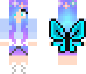 butter fly girl