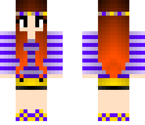 yellow and purple hippie girl