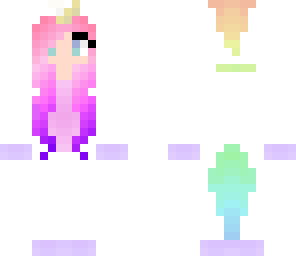 edited edit unicorn girl