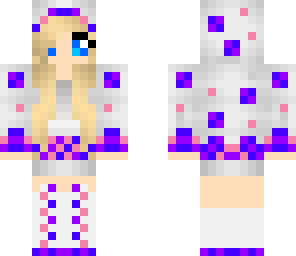 purple cupcake girl