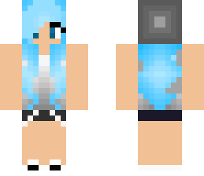 blue girl