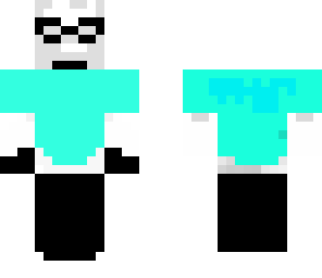 cyan panda