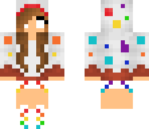 cake herobrine girl