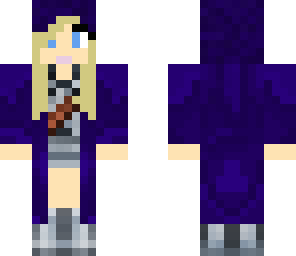 assassin girl in blue