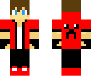 cool guy red black eyes