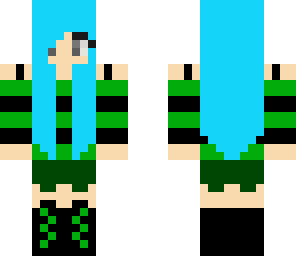 black and green