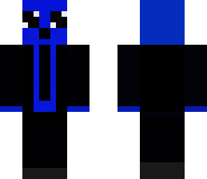 blue suit