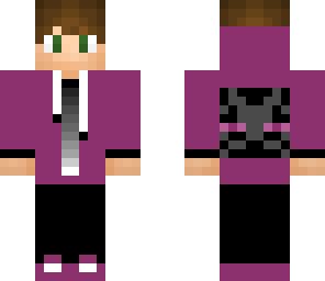 guy with enderman hoodie