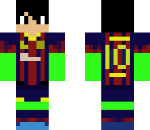 green lionel messi