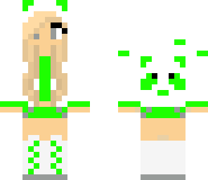 green panda