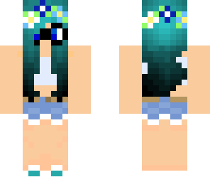 blue hair girl