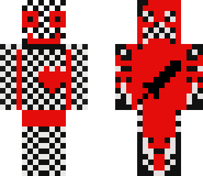 checkerboard man