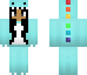 blue dino girl 