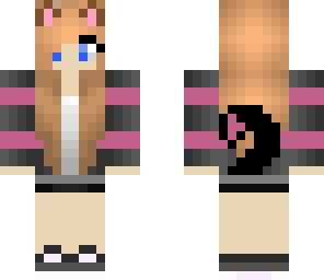 pink cat girl