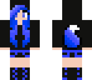 blue fox girl
