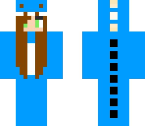 blue dino girl
