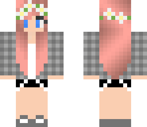 pink hair girl