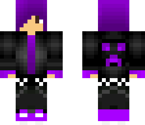 purple hooded teen